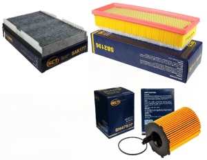 Zestaw filtrów Peugeot  308 1.6hdi 2007-2014