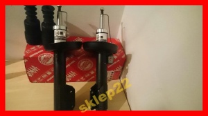 AMORTYZATORY PRZÓD OPEL ASTRA G + odbjniki  GAZ