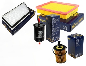 Zestaw filtrów PEUGEOT 206 1.6 16v do 2004