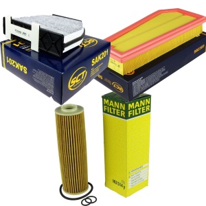 Zestaw filtrów Mercedes  C W204 E180 E200 E250 CGI (1)