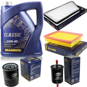 Zestaw filtrow + olej 5l Peugeot 206 1.1 1.4 1.6 do 2000,06 dostawa gratis