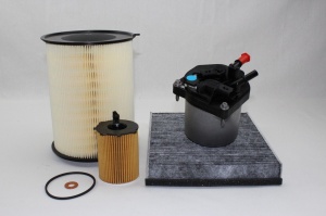 Zestaw filtrów Ford Focus III 1,6TDCI 2010-2018