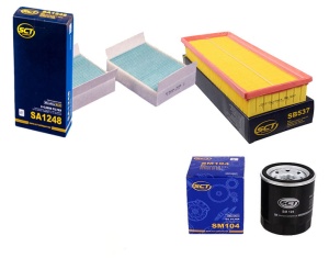 Zestaw filtrów Citroen C II 1,2thp