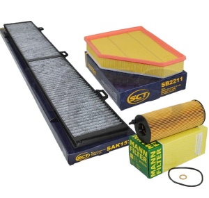 Zestaw filtrów  BMW  1 E81 E87 118D 2003-2012 dostawa gratis