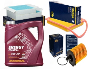 Zestaw filtrow PEUGEOT 207 1.4hdi +OLEJ   