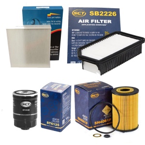 Zestaw filtrów Kia Venga (YN)1.4 1.6 CRDi 2010-2018 