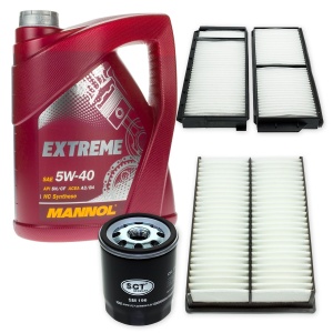 Olej 5w40 +filtry MAZDA 3,5 1,4 1,6
