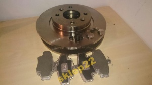 Klocki+Tarcze Dacia Logan Twingo 259x12