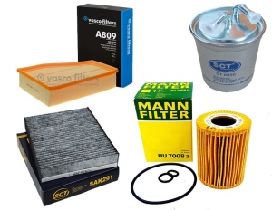 Zestaw filtrów Seat Ibiza IV (6J5) 2,0tdi 10/18 (1)