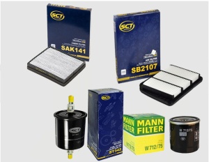 Zestaw filtrów Chevrolet Lacetti 1.4 1.6 1.8 2005-2011