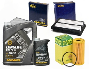 Zestaw filtrów Nissan Qashqai II 1.6 dCi od2013 