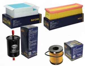 Zestaw filtrow PEUGEOT 207 1.6 16V