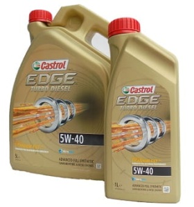 Olej  CASTROL-EDGE TURBO DIESEL 5W40 6L dostawa gratis