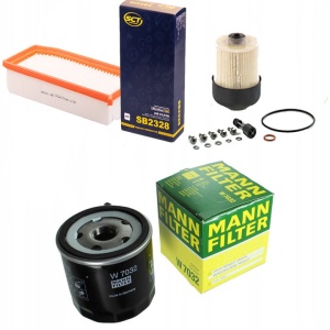 Zestaw filtrów Renualt Clio IV Grandtour 1,5dci (1)