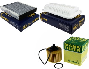 Zestaw filtrów Toyota  Auris (NZE18_, ZRE18) 1,3 1,6 1,8 2012-2018