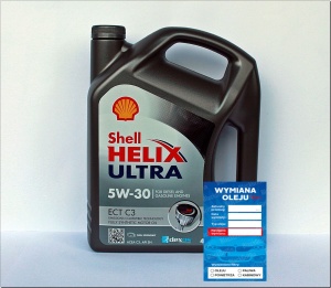 Olej SHELL Helix Ultra ECT 5W30 4 litry