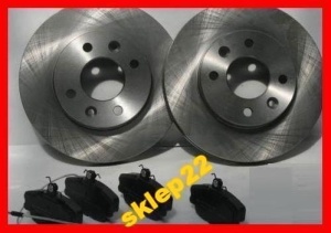 Klocki+tarcze Reno Clio Megane Thalia Kango 238x20