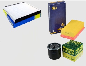 Zestaw filtrów Kia Rio II 1.4 16V 1.6 16v