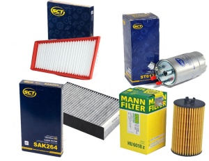 Zestaw filtrów Renault Megane III 2,0dci 2009-2018 