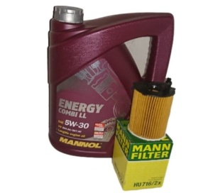 MANNOL Energy Combi LL 5W30 4l+Mann Filter HU716/2