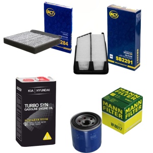 Zestaw filtrów Kia Carens IV 1,6 2,0 GDI + olej 5w30