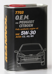 MANNOL OLEJ OEM PSA Peugeot Citroen 5W30 5W-30 4L