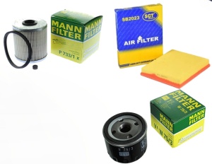 Zestaw filtrów Renualt Master II 1.9dti