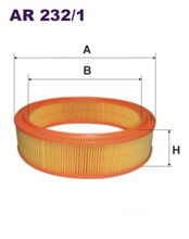 Filtr powietrza Fiat AR232/1#C3078 (1389854)
