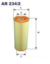 Filtr powietrza AR234/2 (1389827)