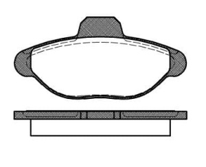 Klocek hamulcowy kpl 12-600 (1390273)