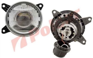 Reflektor zewn L BMW 5 E34/E32 soczewkowy  2015097E (1393305)