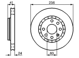 Tarcza ham.przod DAEWOO ESPERO 6041540 #604008303#DF1625 (1394361)