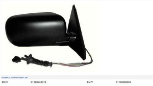 Lusterko P BMW 5 E39 96- 303-0025 (1390856)