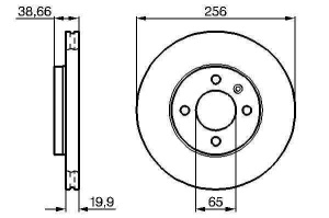 Tarcza hamulcowa SEAT/VW DF1533 (1394446)