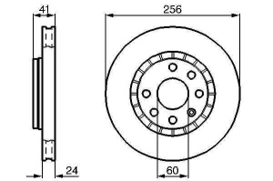 Tarcza ham.przod DAEWOO ESPERO 6041540 #604008303#DF1625 (1394360)