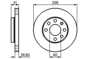 TARCZA H-CA PRZÓD 6041560#604008302#DF1609# (1394334)