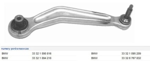 Wahacz tylny P (wygięty) BMW E39 LEM13203#HP500156#4212770 (1394838)