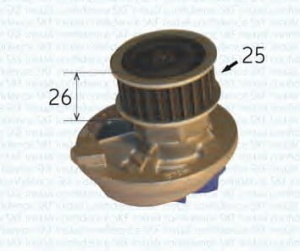 Pompa wody Daewoo Opel VKPC85611#KRA150160 (1392683)
