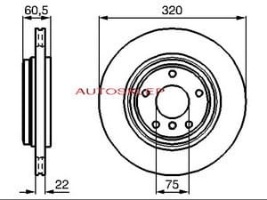 tarcza hamulcowa tył BMW 3- (E46) 142 076 (1394461)
