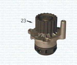Pompa wody SKODA SEAT VW VPKC81416 (1392728)