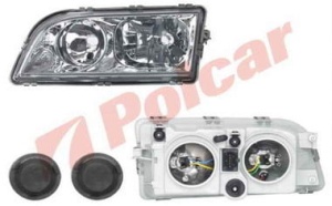Reflektor P VOLVO S40 V40  elektryczny/chrom DE773-1109R-LD-EM (1393178)