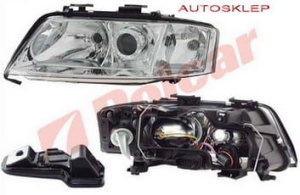 Reflektor  przedni P z kierunkowskazem AUDI A6   1327100E (1393052)
