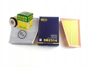 Zestaw filtrów MERCEDES A W176 A180 A200 A220