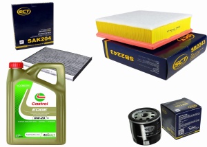 Zestaw filtrow OPEL CORSA E 1.0 +olej 