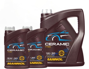 OLEJ SYNTETYCZNY MANNOL CERAMIC 5W30 C3 7L DO SILNIKÓW VW I BMW