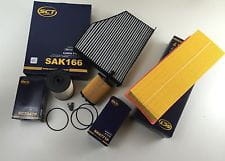 Zestaw filtrow  Passat B6 OE650/1 AP139/2 PE973/3