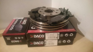 Klocki + tarcze DEAWOO LANOS CIELO  SOHC 236 WENTY